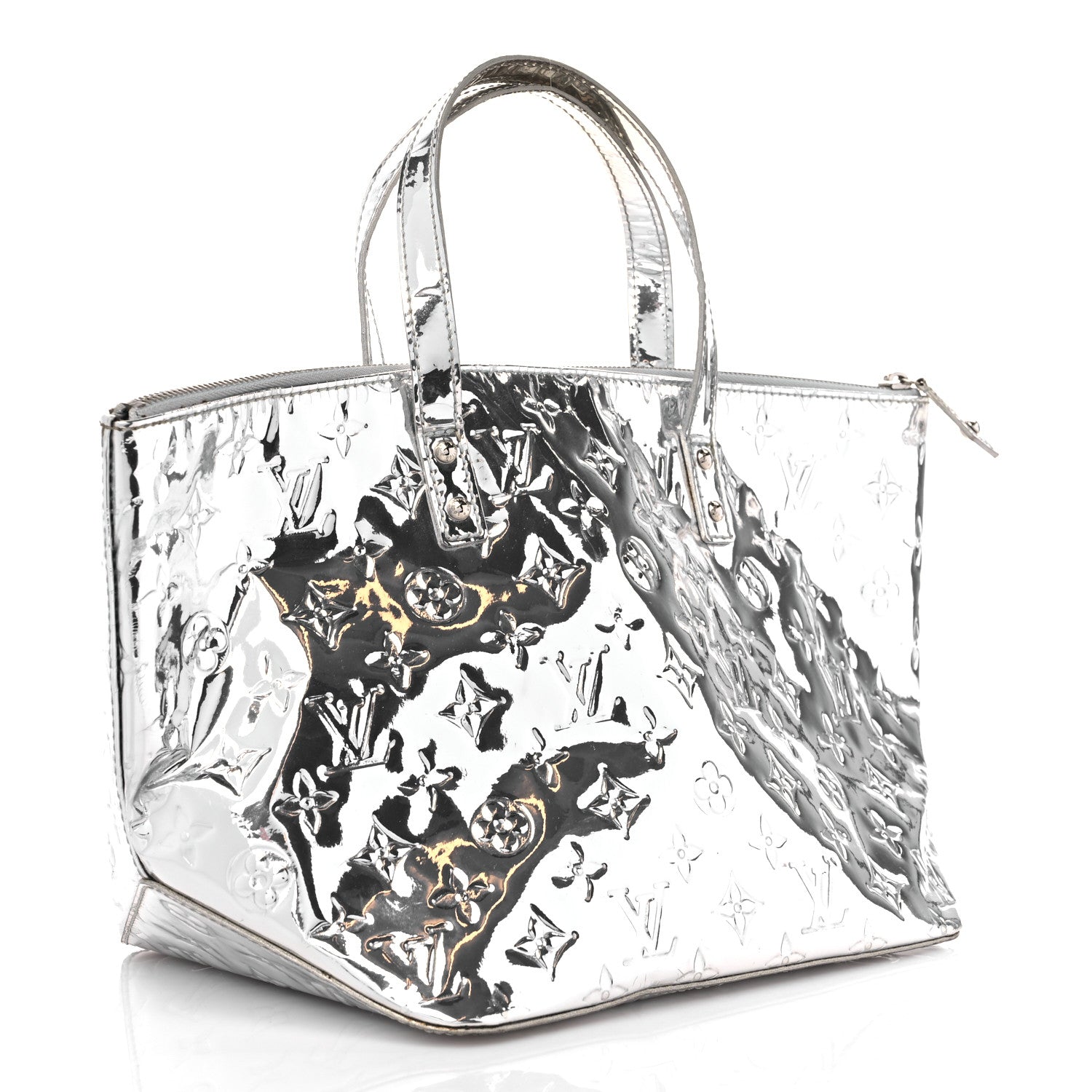 Louis Vuitton Monogram Miroir Bellevue PM Silver 3 of 12
