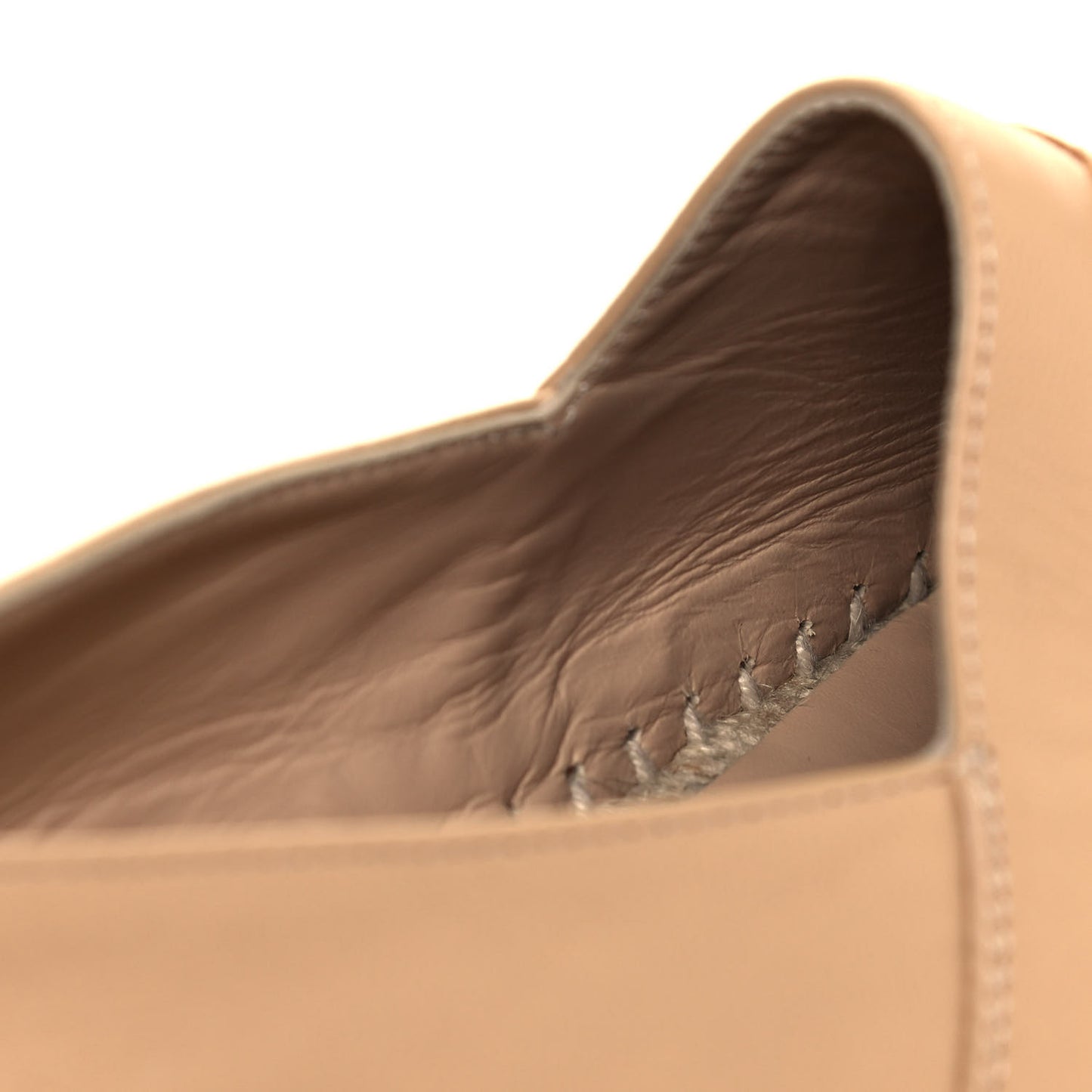 Lambskin CC Espadrilles 36 Beige Black