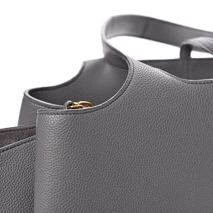 Celine Baby Grained Calfskin Medium Tri-Fold Bag Grey 10 of 15