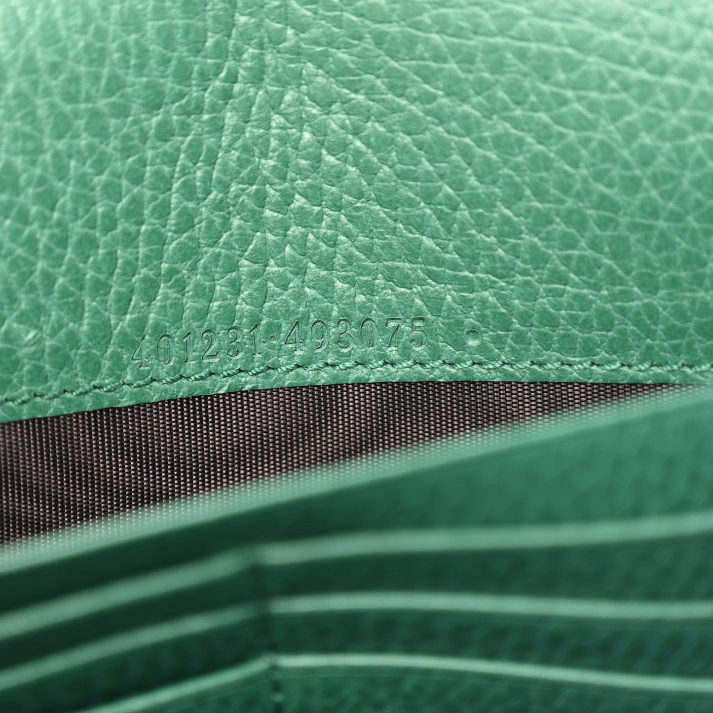 Calfskin Mini Dionysus Chain Wallet Emerald