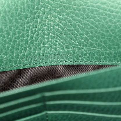 Gucci Calfskin Mini Dionysus Chain Wallet Emerald 9 of 14