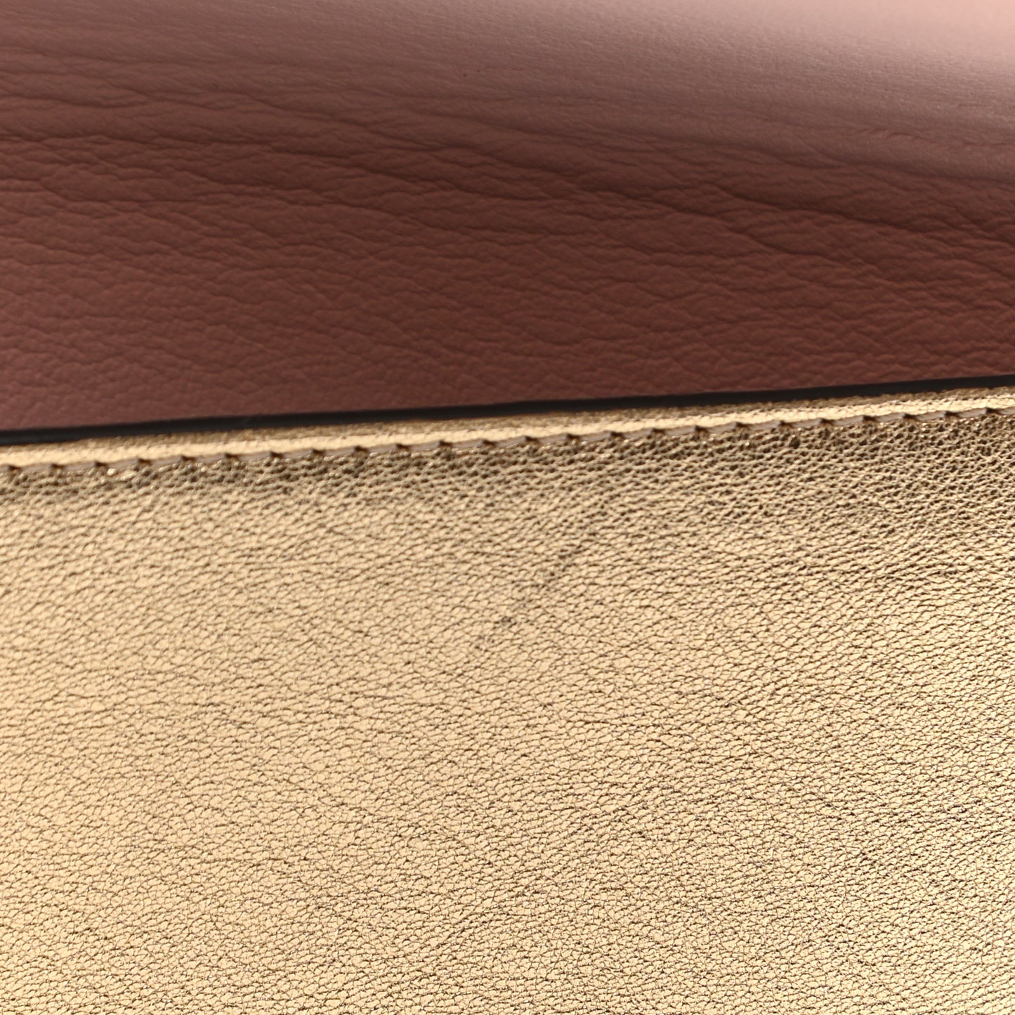 Metallic Calfskin Medium Rockstud Envelope Flat Wristlet Pouch Gold