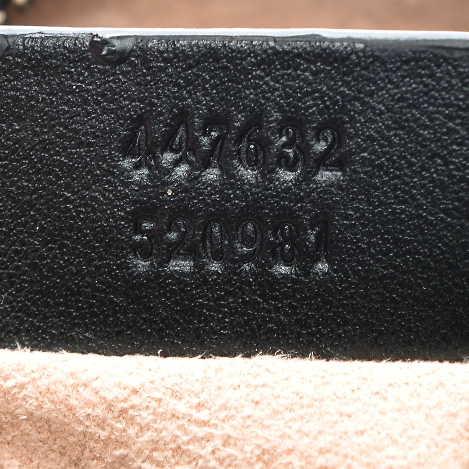 Gucci Calfskin Matelasse Small GG Marmont Chain Shoulder Bag Black 7 of 7