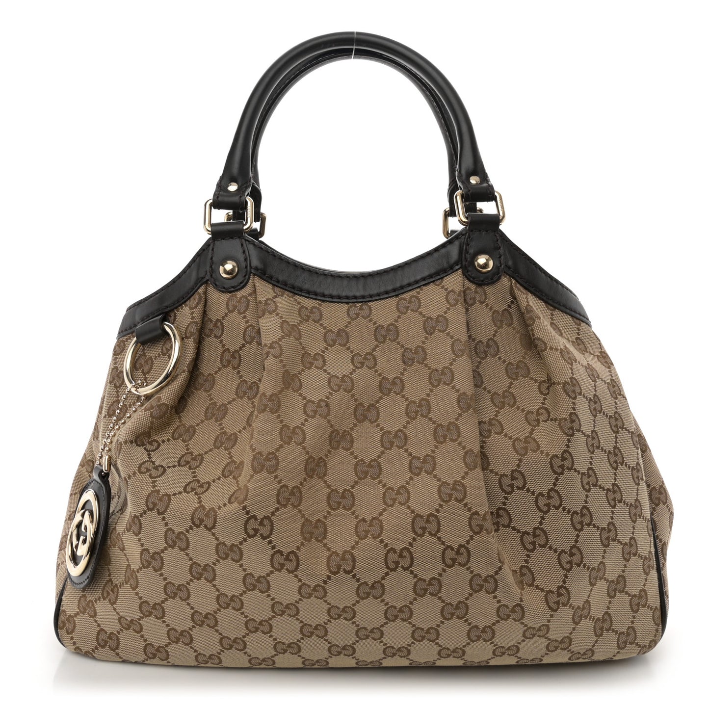 Monogram Medium Sukey Tote Dark Brown