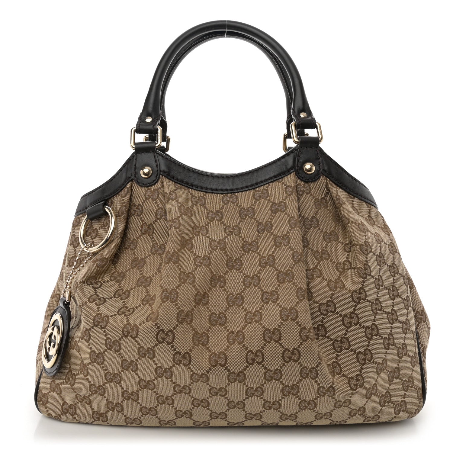Gucci Monogram Medium Sukey Tote Dark Brown 1 of 12