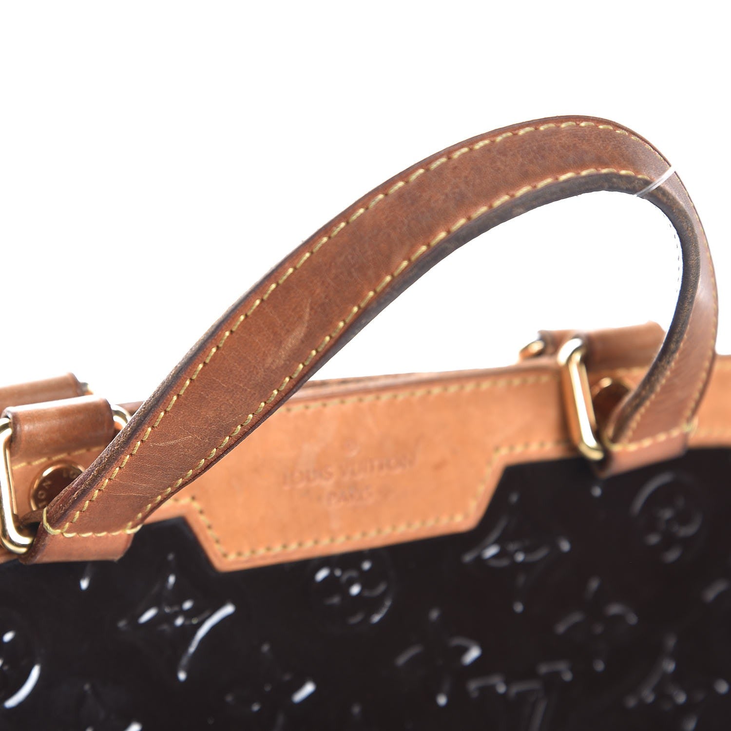 Louis Vuitton Vernis Brea GM Terre D'Ombre 14 of 32