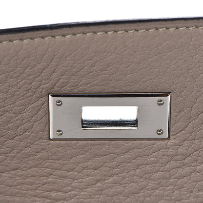 Hermes Taurillon Clemence Tri-color Kelly Retourne 35 Graphite Gris Tourterelle Gris Clair 26 of 36