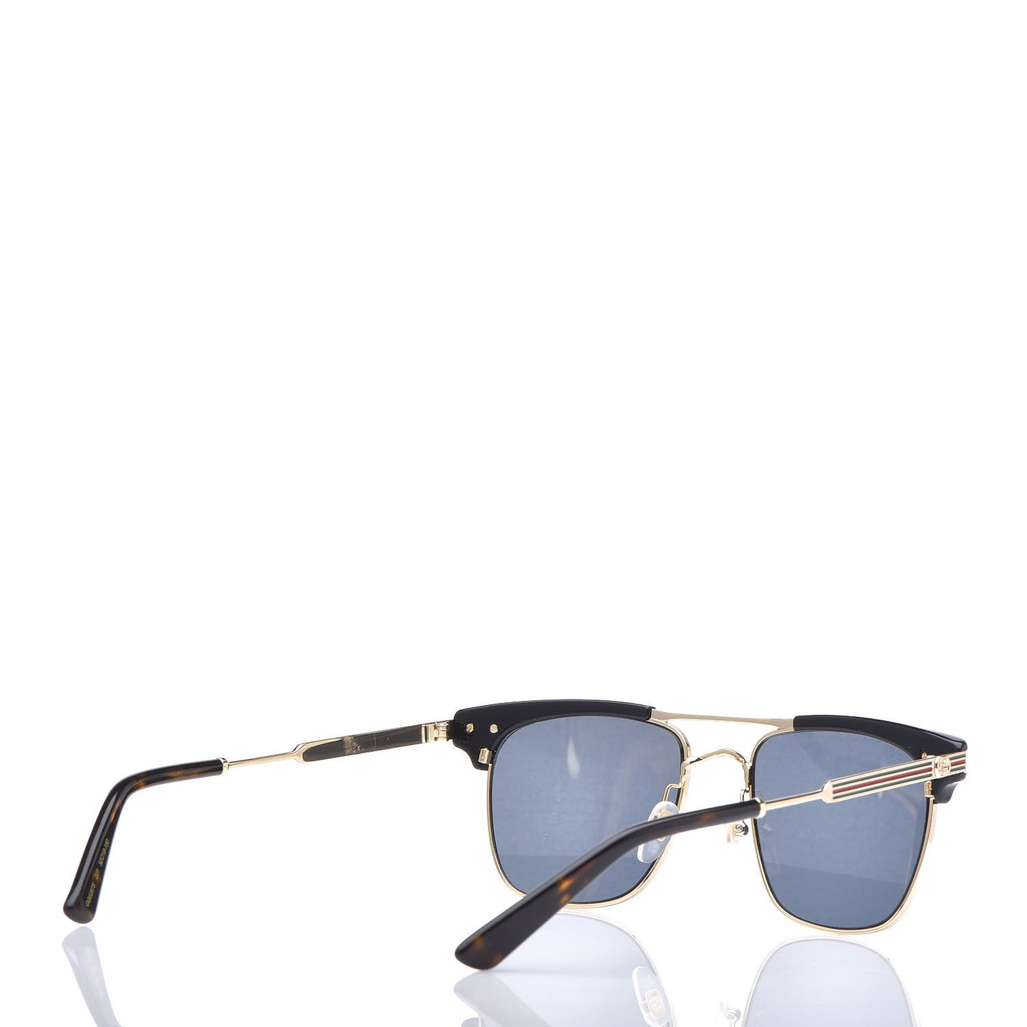 Acetate Square Frame Web Sunglasses GG0287S Black