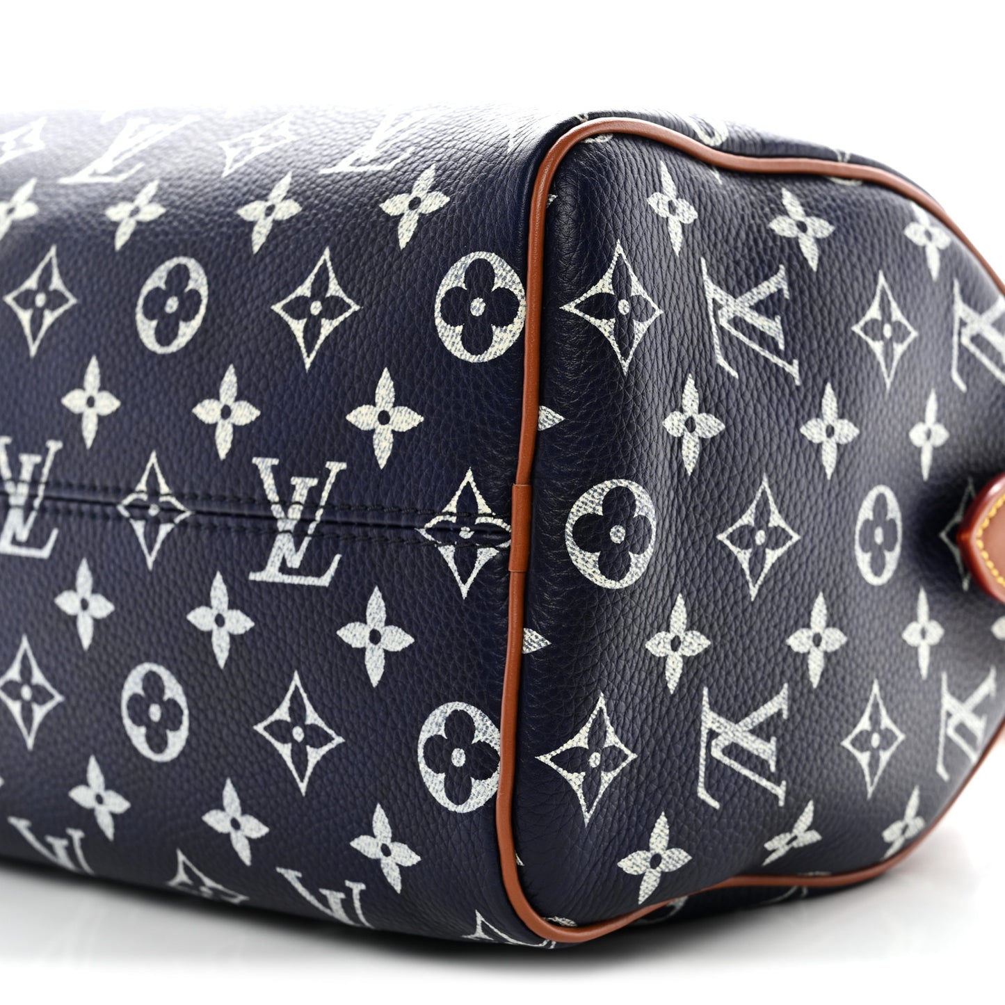 Calfskin Monogram Speedy P9 Bandouliere 25 Indigo