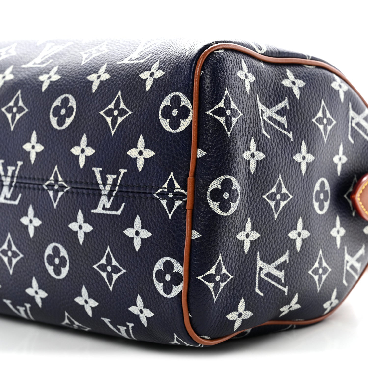 Louis Vuitton Calfskin Monogram Speedy P9 Bandouliere 25 Indigo 9 of 10