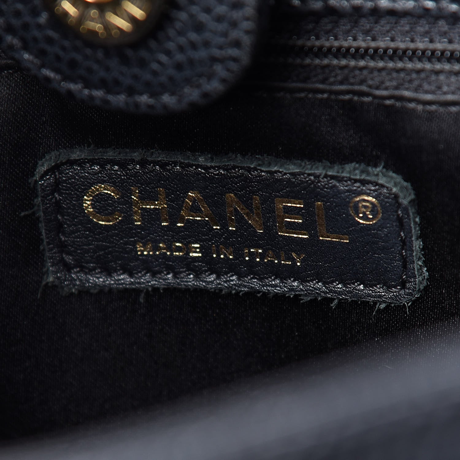 Chanel Caviar Quilted Petit Shopping Tote PST Black 8 of 10