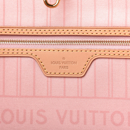 Louis Vuitton Damier Azur Neo Neverfull GM Rose Ballerine 8 of 11