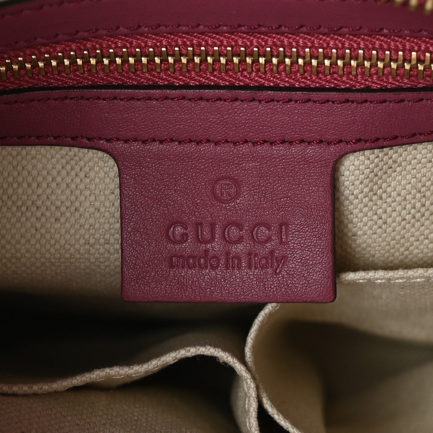 Guccissima Small Bree Zippered Tote Peonia Flower