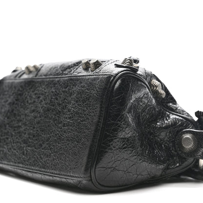 Balenciaga Agneau Arena Mini Le Cagole Duffle Crossbody Bag Black 11 of 14