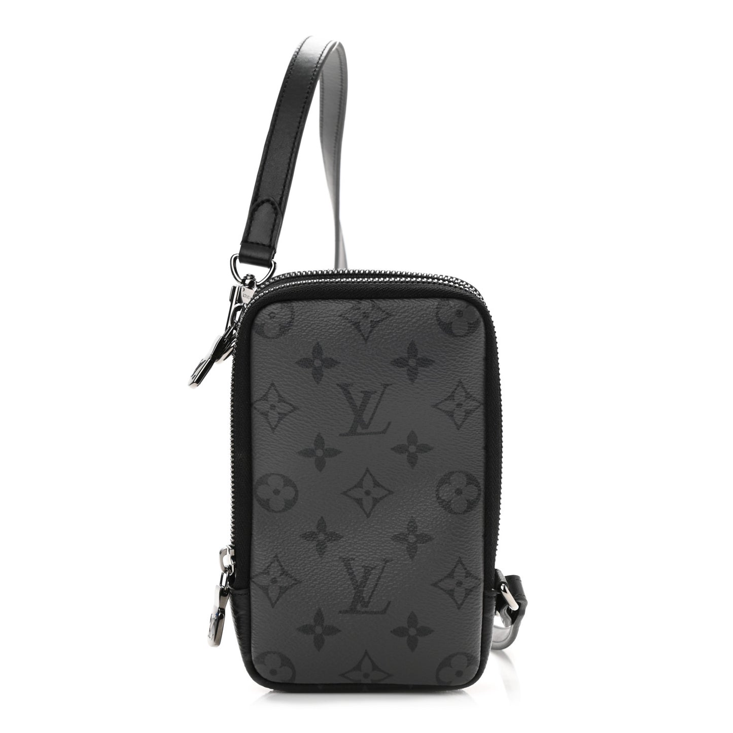Monogram Eclipse Reverse Double Phone Pouch