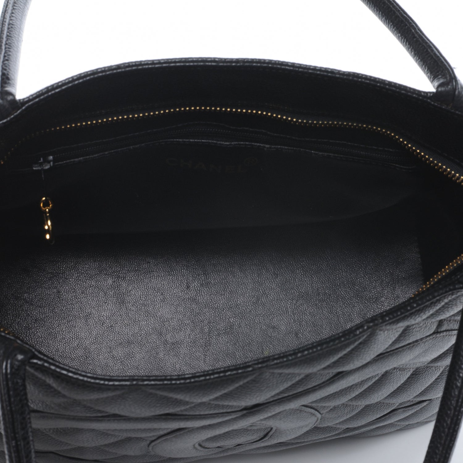Chanel Caviar Medallion Tote Black 5 of 7