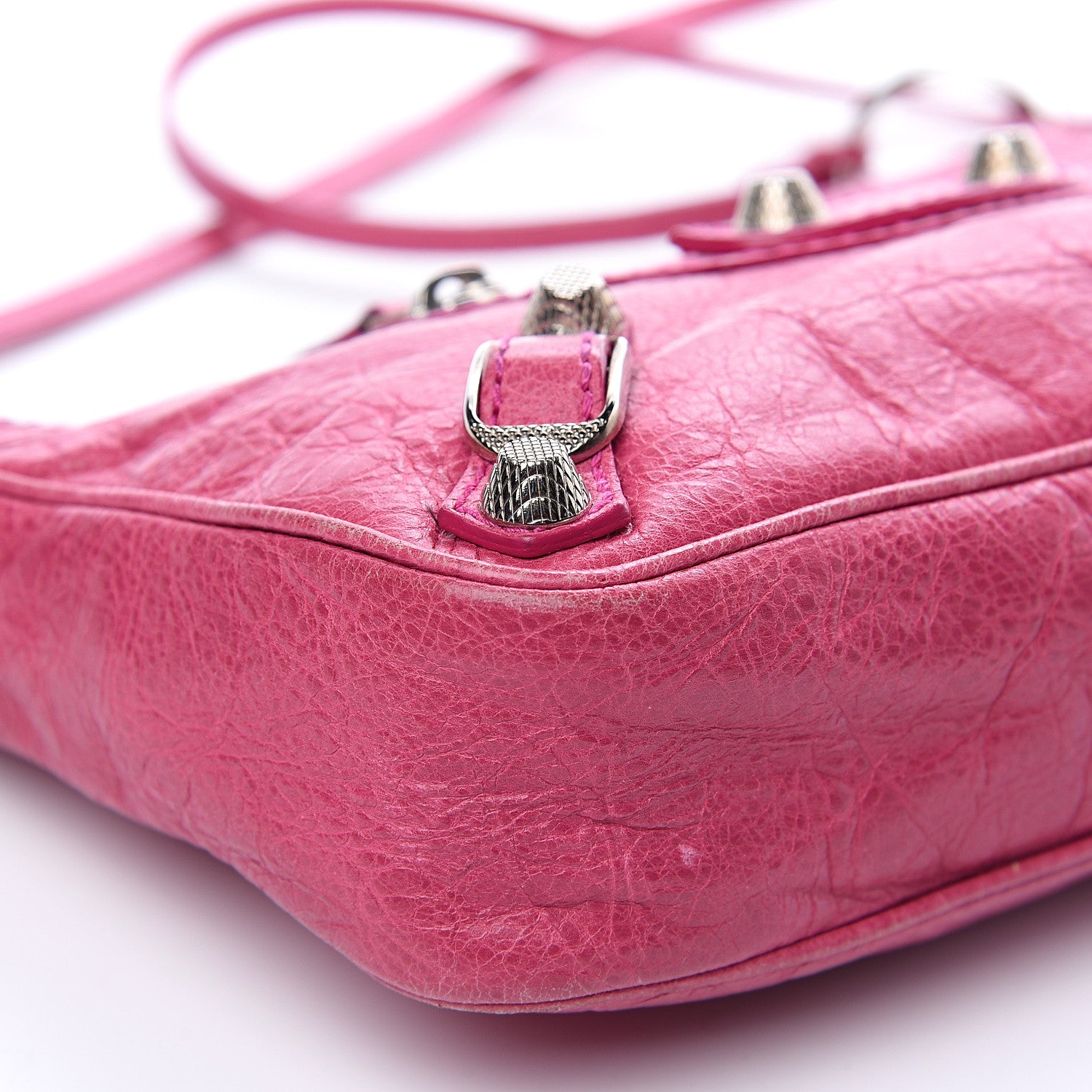 Balenciaga Agneau Giant 12 Silver Hardware Hip Cyclamen 7 of 11