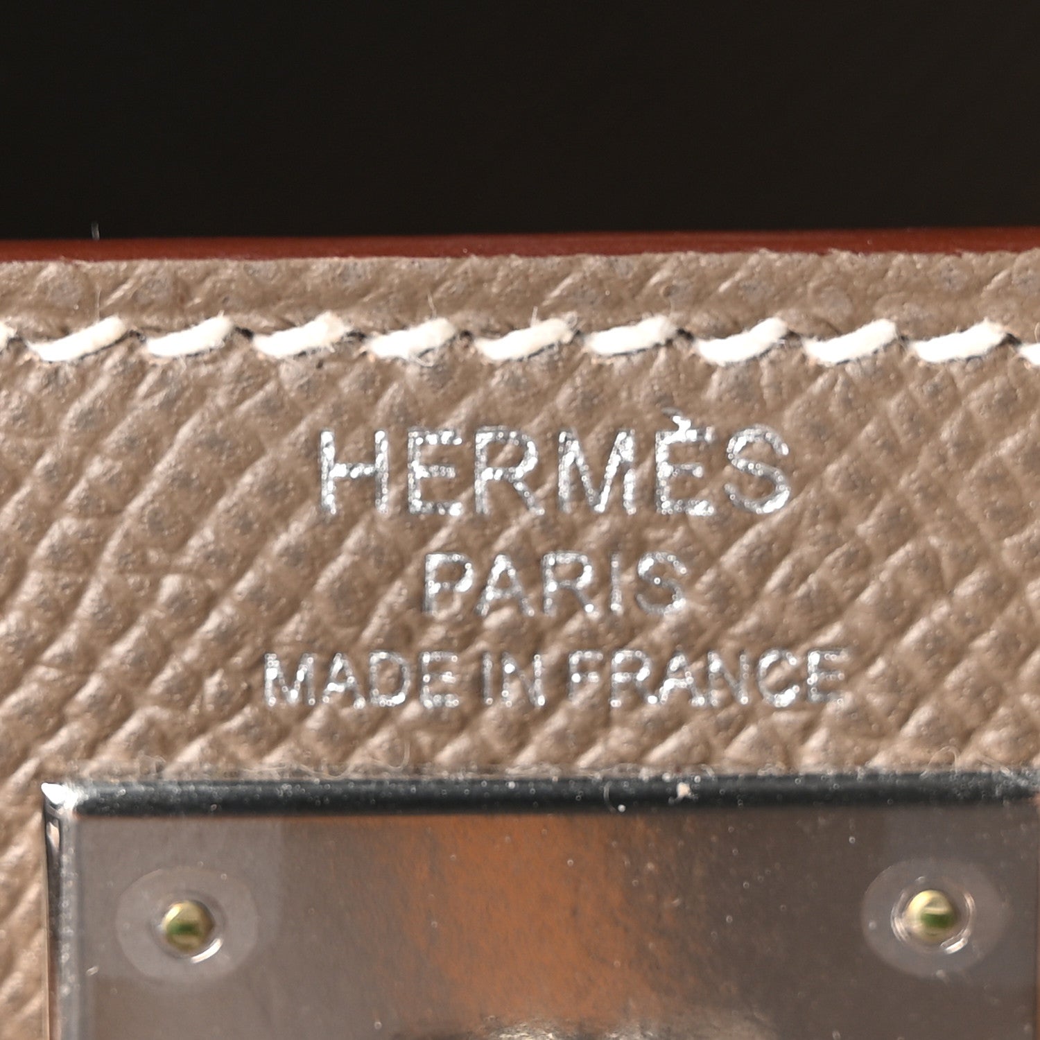Hermes Epsom Kelly Sellier 28 Etoupe 6 of 11