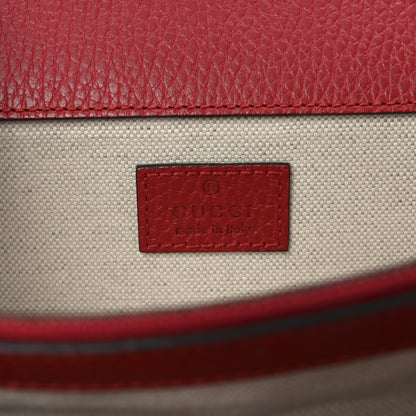 Gucci Dollar Calfskin Swarovski Crystal Small Dionysus Shoulder Bag Hibiscus Red 6 of 11