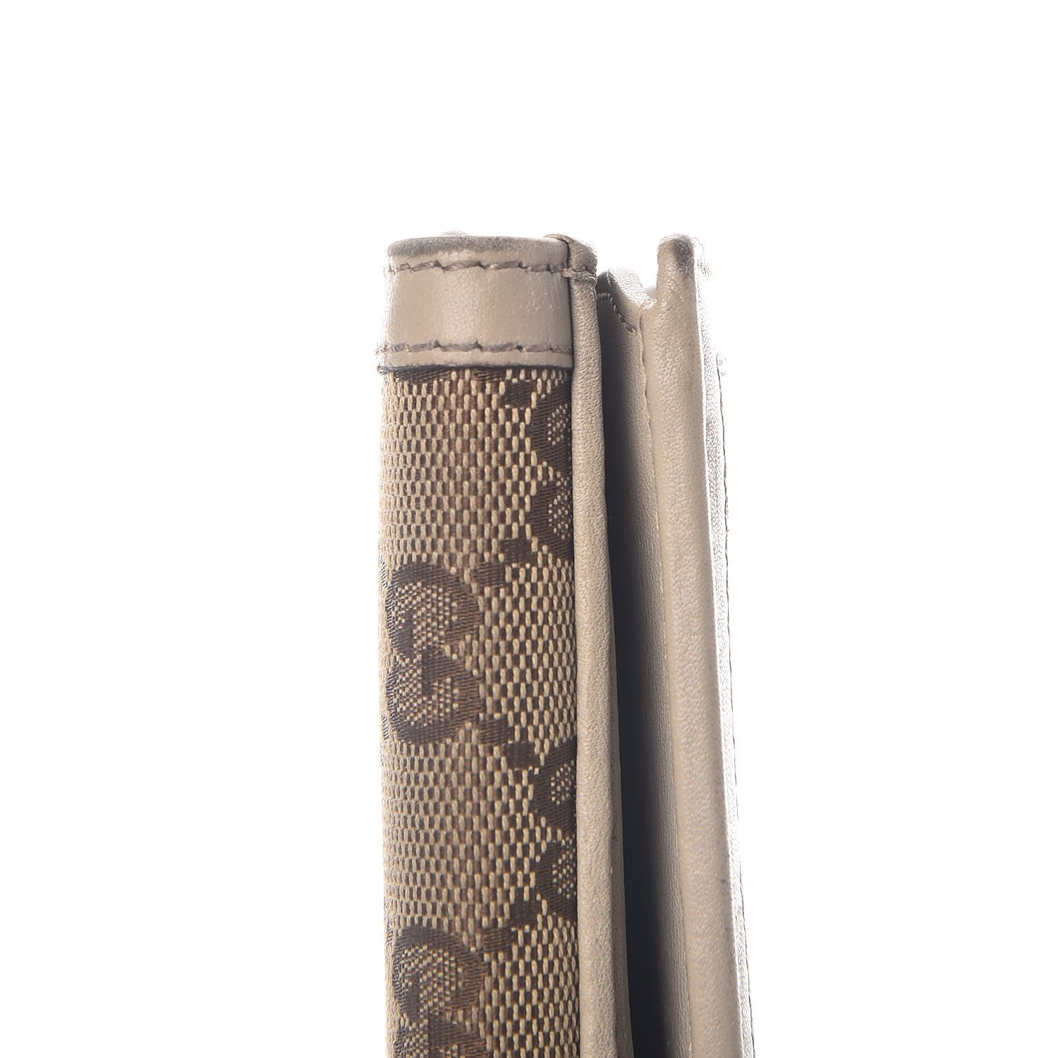 Gucci Monogram Margaux Calfskin Sukey Continental Organizer Wallet Beige Ebony Mystic White 14 of 16