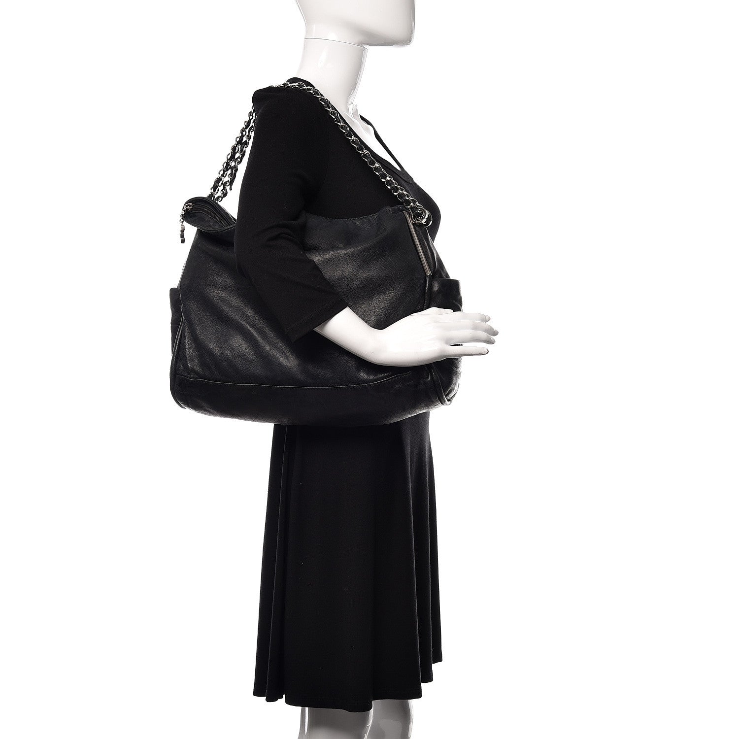 Chanel Lambskin Large Ultimate Soft Tote Black 2 of 11