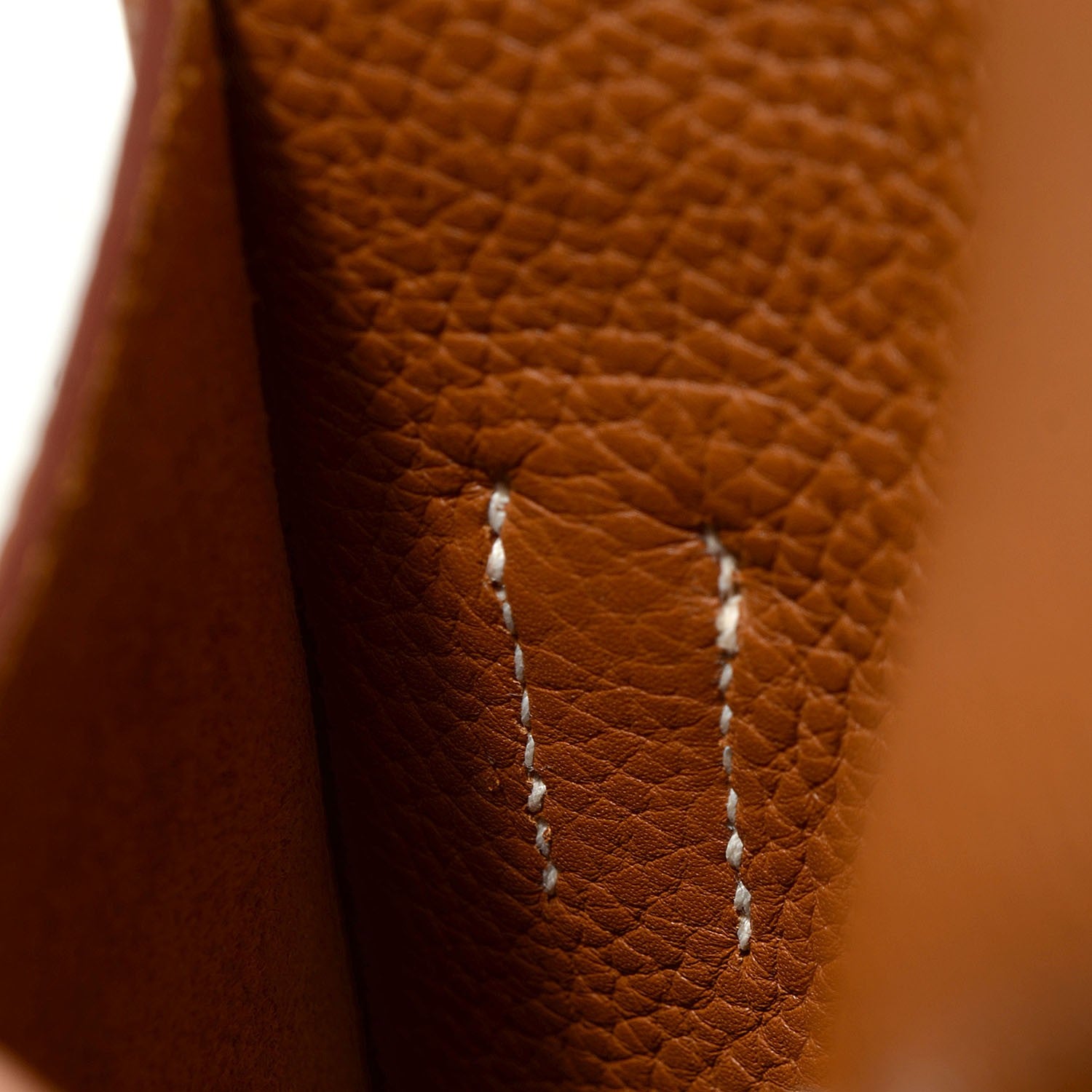 Hermes Taurillon Clemence Halzan 31 Gold 13 of 16