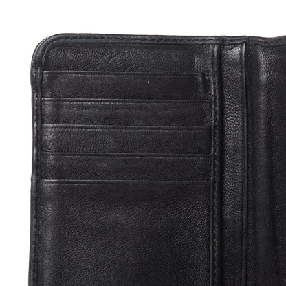 Miu Miu Nappa Matelasse Tri-Fold Flap Wallet Black 18 of 21