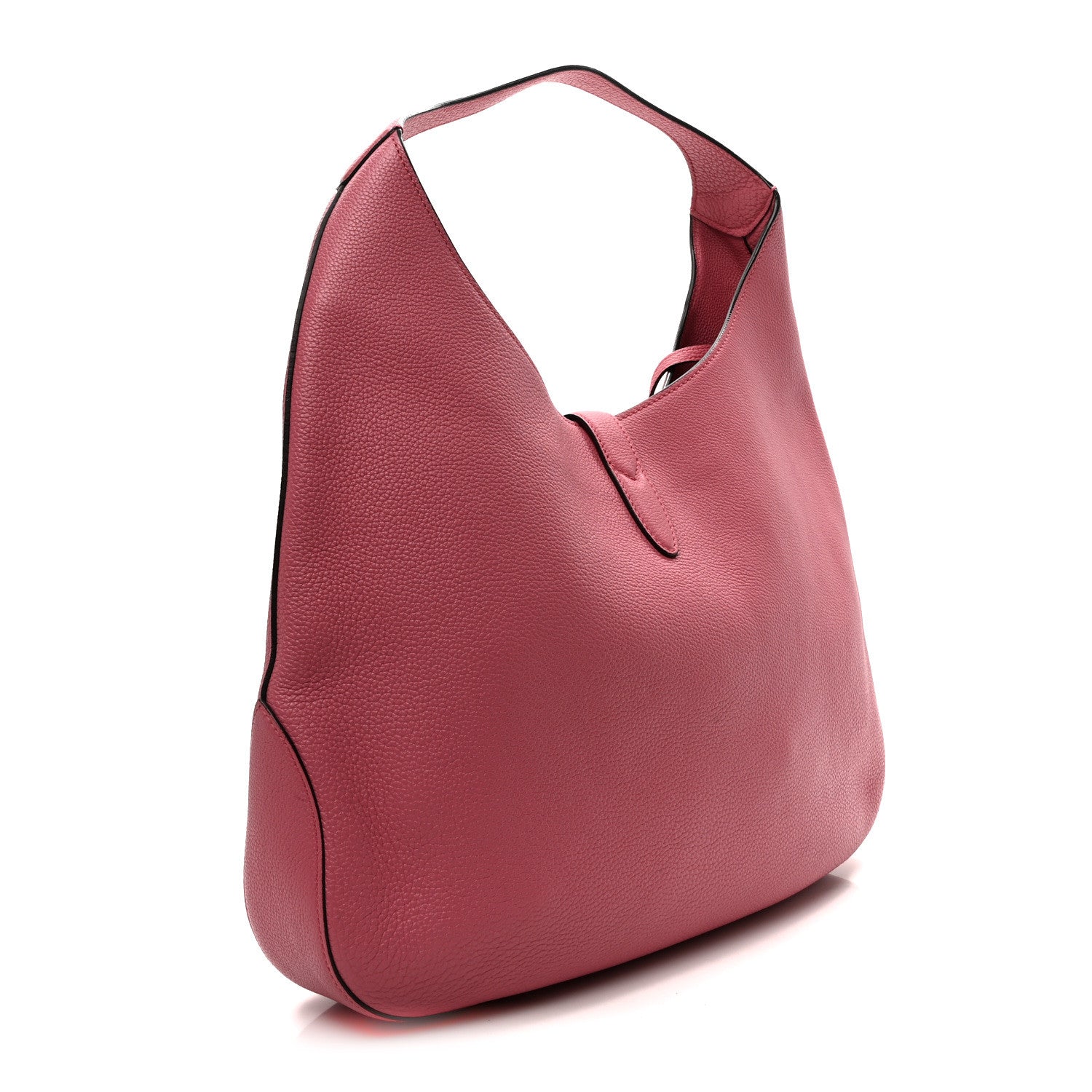 Gucci Soft Grained Calfskin Large Jackie Hobo Glossy Pink 4 of 10