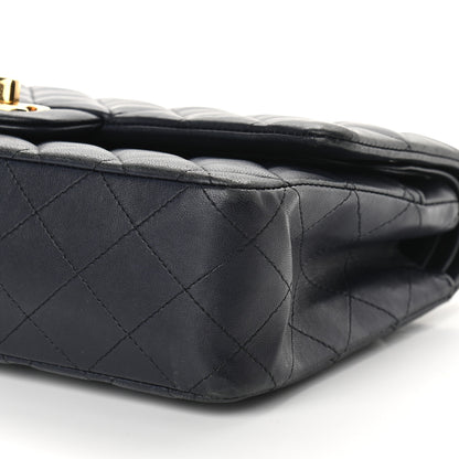 Chanel Lambskin Quilted Medium Double Flap Navy 9 of 9