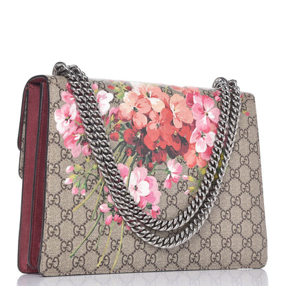 Gucci GG Supreme Monogram Blooms Medium Dionysus Shoulder Bag Beige Multicolor Dry Rose 4 of 8