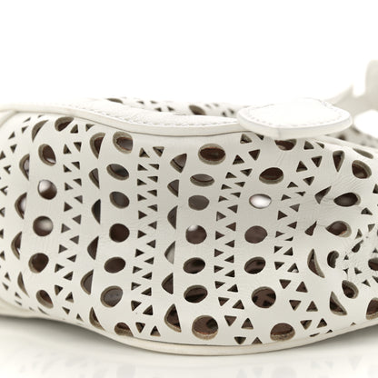 Alaia Lux Calfskin Vienne Rose-Marie 19 Bag White 9 of 11
