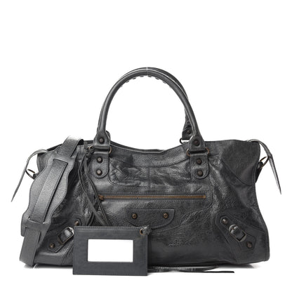 Balenciaga Agneau Classic Hardware Part Time Anthracite 1 of 10