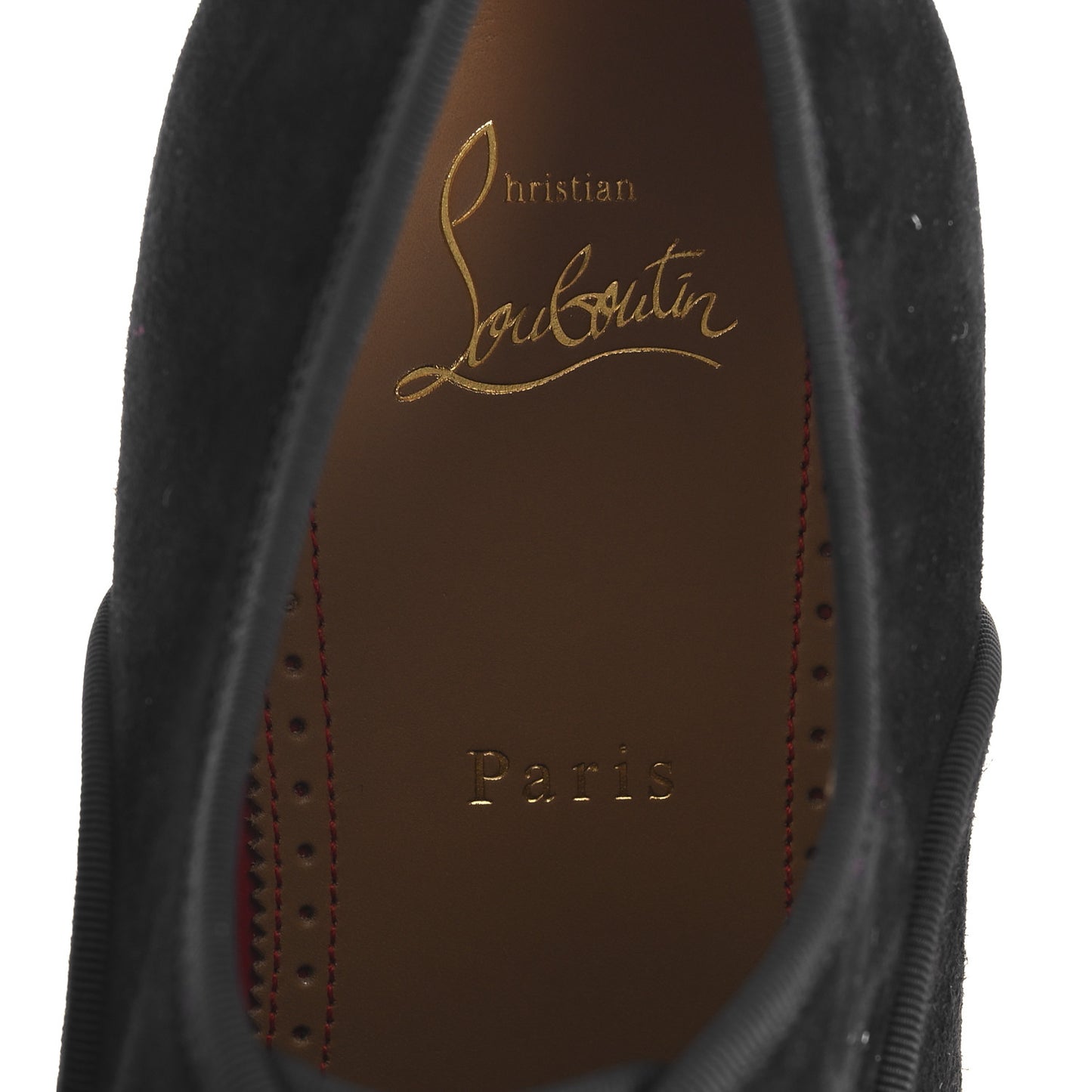Veau Velours Mens Alpha Male Flat 42.5 Black