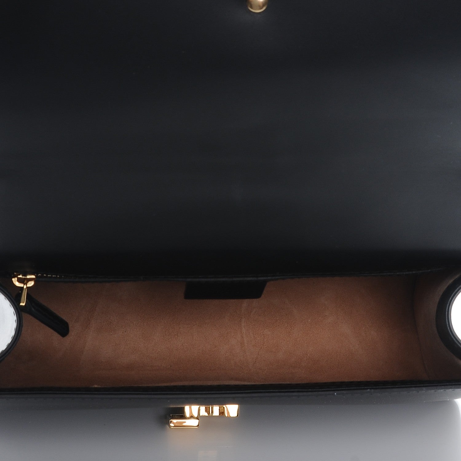 Gucci Calfskin Small Sylvie Shoulder Bag Black 7 of 10