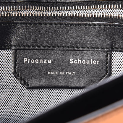 Proenza Schouler Grained Calfskin Medium Contrast Stitch PS1 Satchel Amber Orange 9 of 17