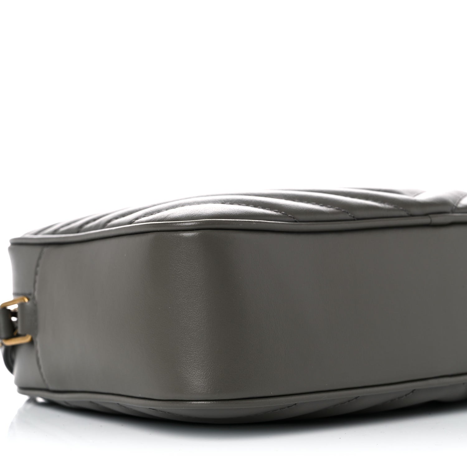 Saint Laurent Calfskin Matelasse Monogram Lou Camera Bag Grey Kaki 15 of 17