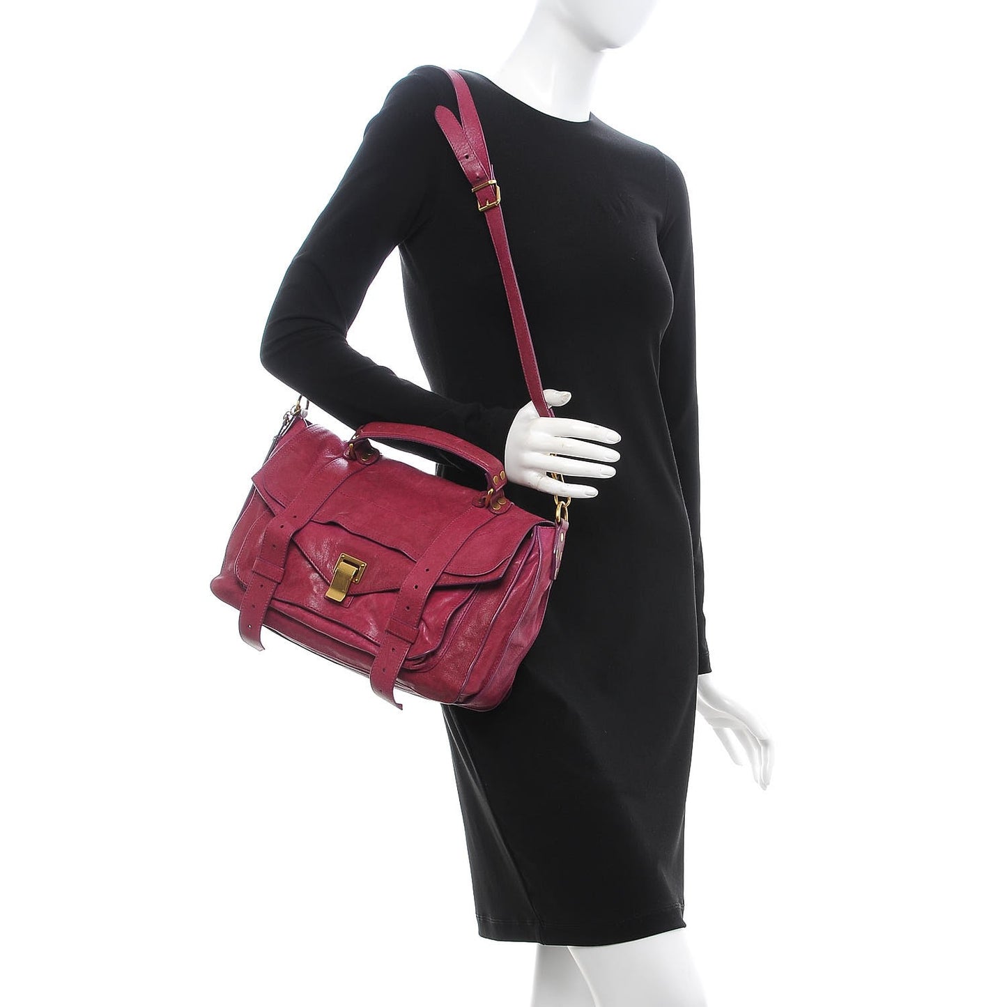 Lambskin Medium PS1 Satchel Orchid