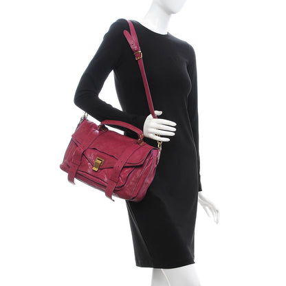 Proenza Schouler Lambskin Medium PS1 Satchel Orchid 2 of 12