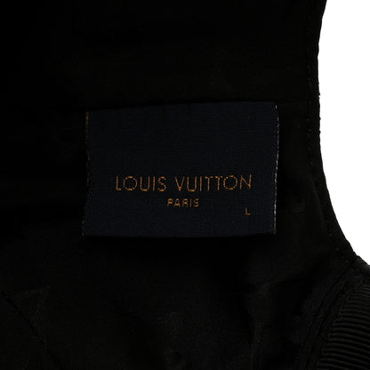 Louis Vuitton Calfskin Shearling Monogram Cap L Black 8 of 8