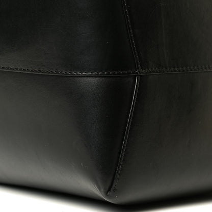 Mansur Gavriel Vegetable Tanned Calfskin Bucket Bag Black Flamma 8 of 10