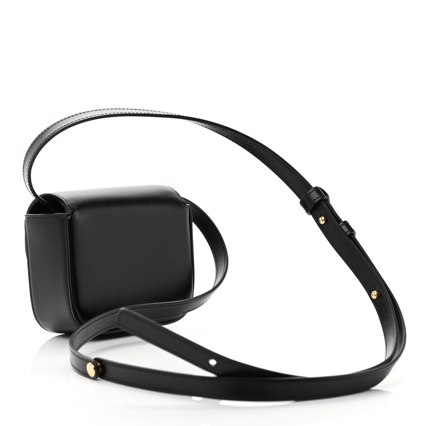 Shiny Calfskin Mini Triomphe Black