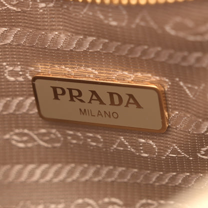 Prada Yarn Raffia Effect Crochet Re-Edition 2005 Shoulder Bag Naturale 6 of 10