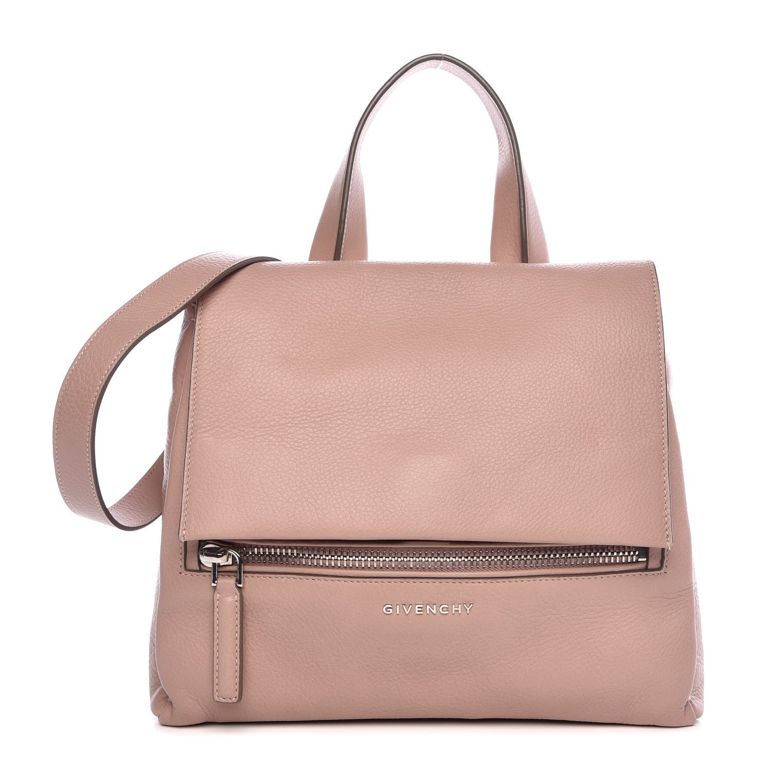 Givenchy Calfskin Small Pandora Pure Flap Bag Pale Pink 1 of 8