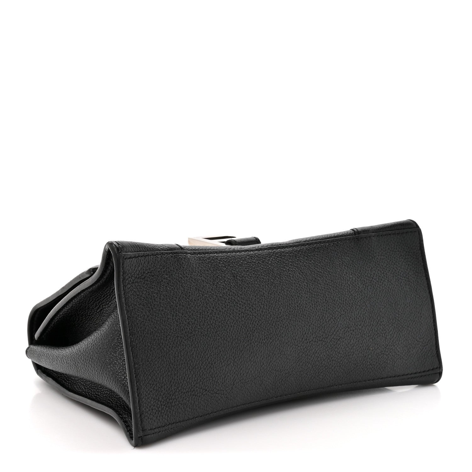 Balenciaga Grained Calfskin Small Hourglass Top Handle Bag Black 4 of 14