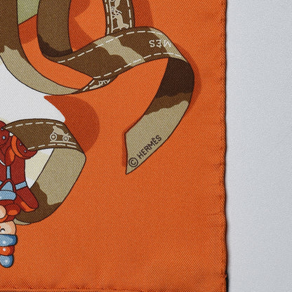 Hermes Silk Noel Au 24 Faubourg Scarf 90 5 of 5