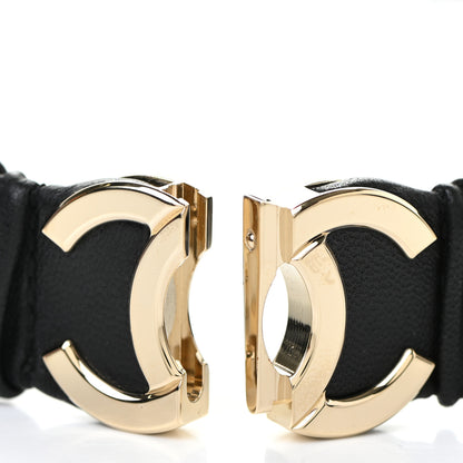 Chanel Calfskin CC Belt 85 34 Black 5 of 5