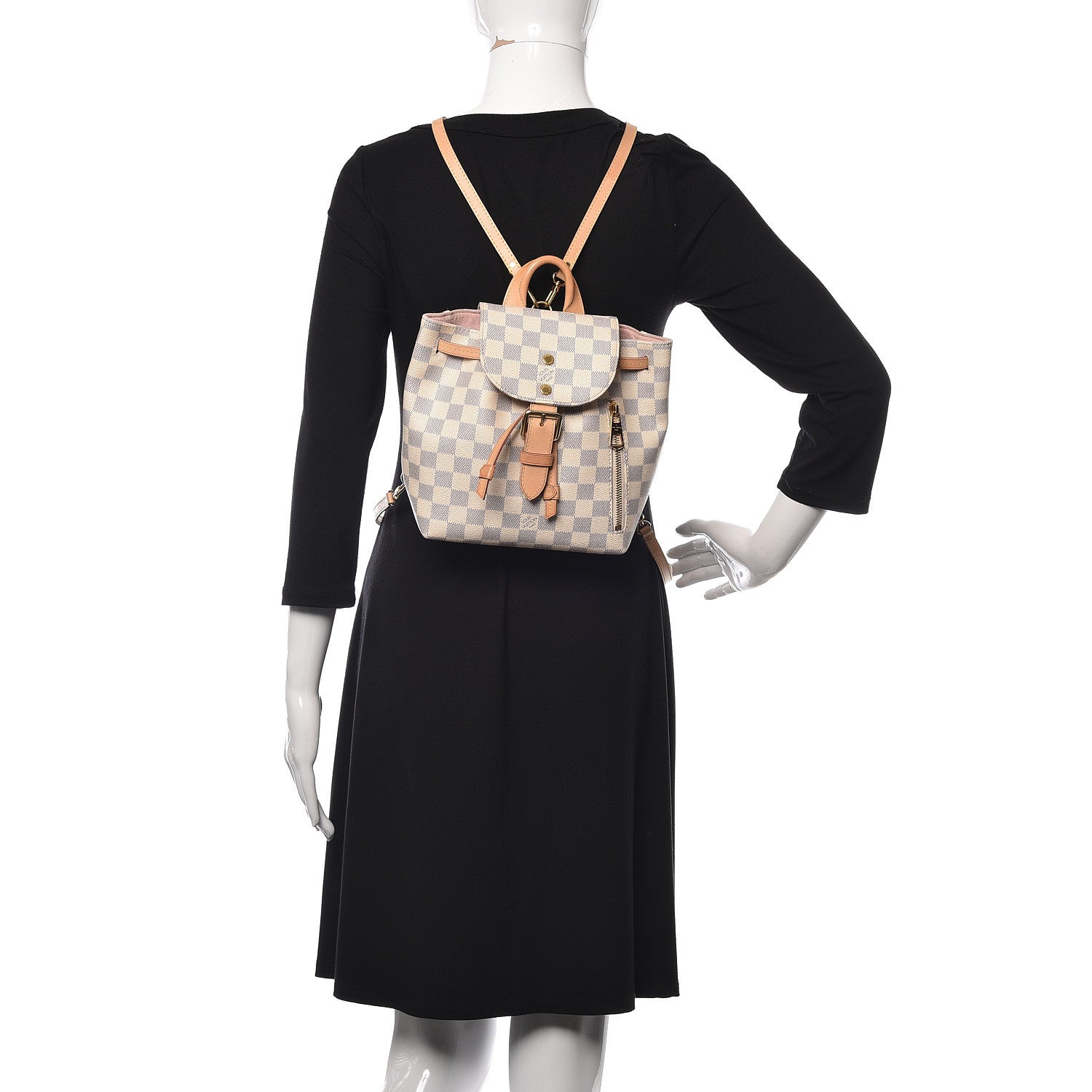 Louis Vuitton Damier Azur Sperone BB Backpack 2 of 12