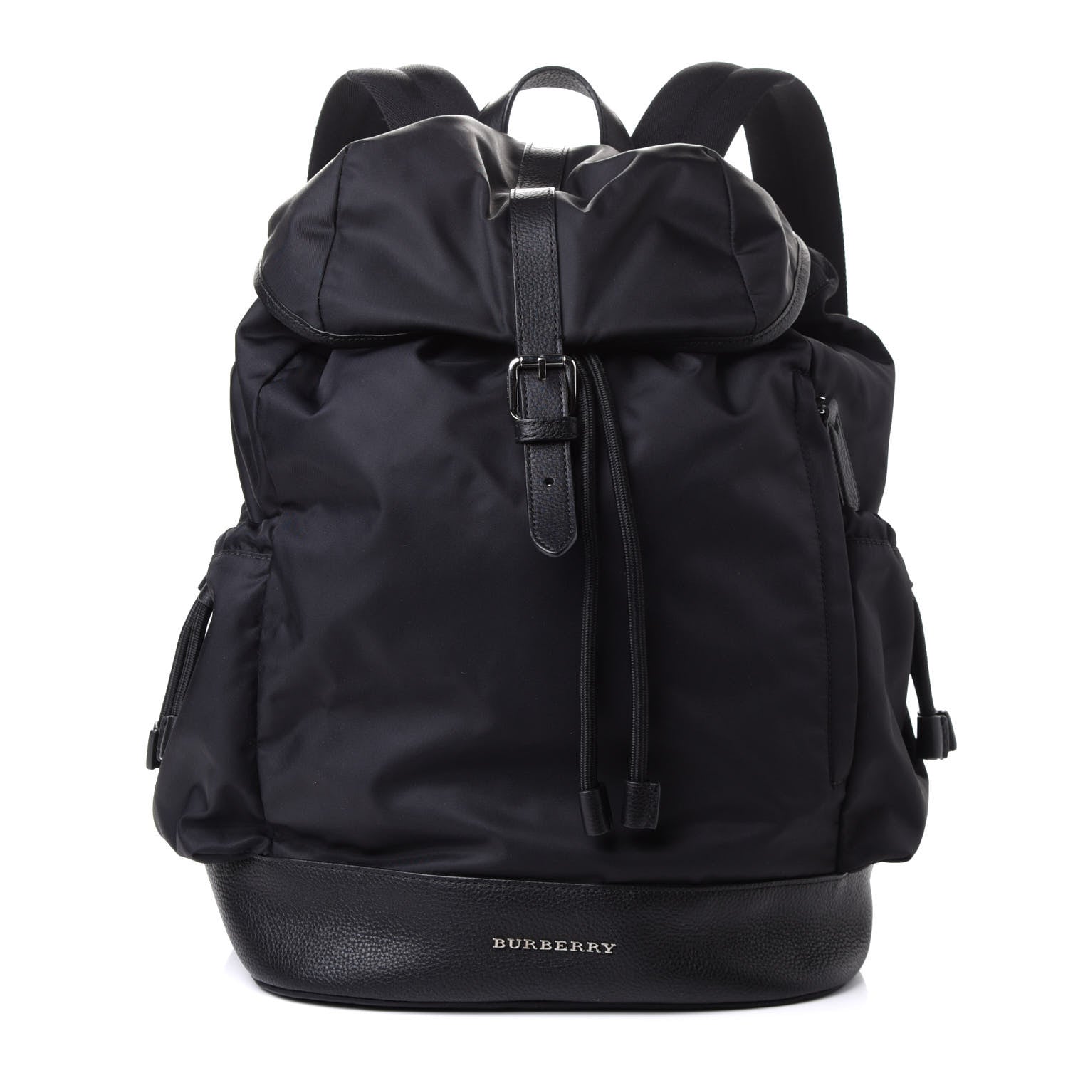 Burberry Nylon Grained Calfskin Watson Diaper Bag Navy 1 of 4