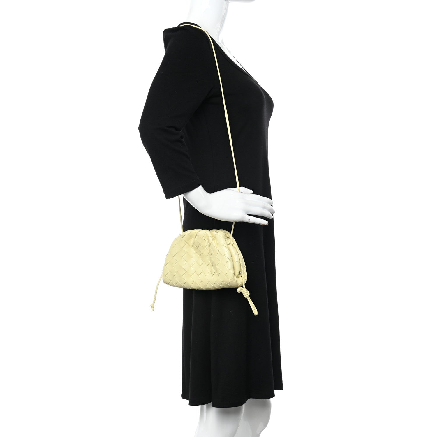Bottega Veneta Nappa Intrecciato The Mini Pouch Lemon Washed 2 of 10