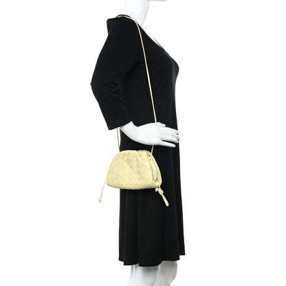 Bottega Veneta Nappa Intrecciato The Mini Pouch Lemon Washed 2 of 10